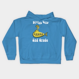 Divin into 2nd Grade Kids Hoodie